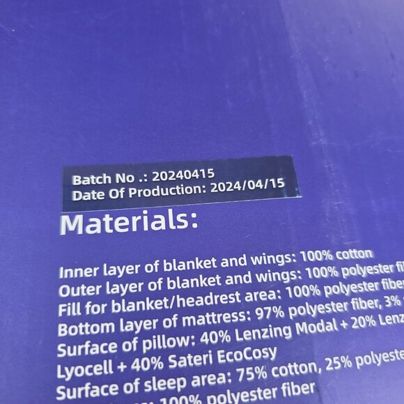 Evoceler Space Capsule Swaddle Blanket 0M+ New Sealed Package - Picture 8 of 9